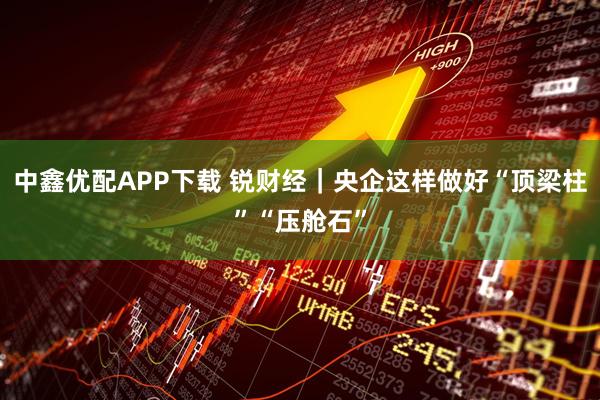 中鑫优配APP下载 锐财经｜央企这样做好“顶梁柱”“压舱石”
